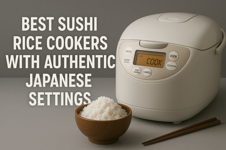 5 Best Sushi Rice Cookers with Authentic Japanese Settings