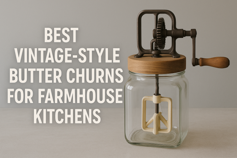 5 Best Vintage-Style Butter Churns for Farmhouse Kitchens