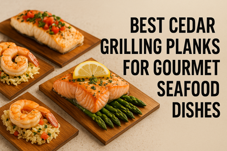 5 Best Cedar Grilling Planks for Gourmet Seafood Dishes
