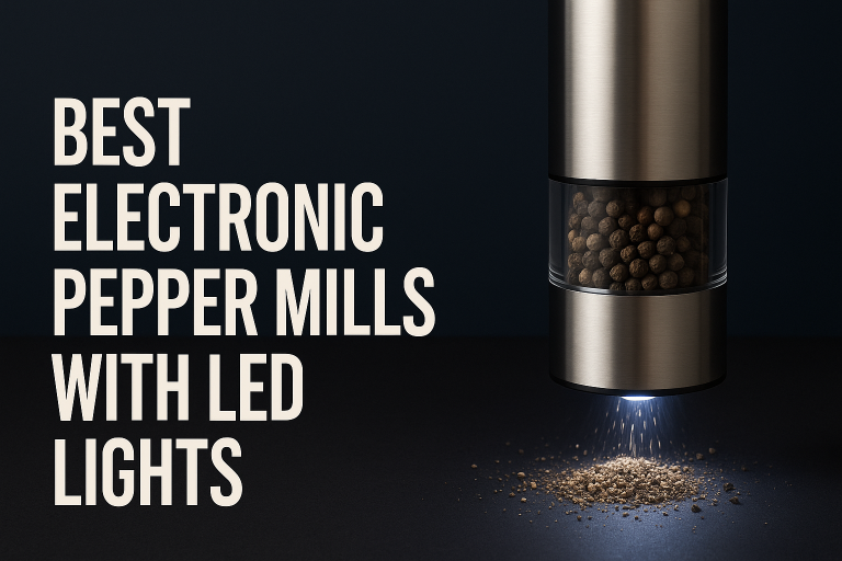 5 Best Electronic Pepper Mills with LED Lights