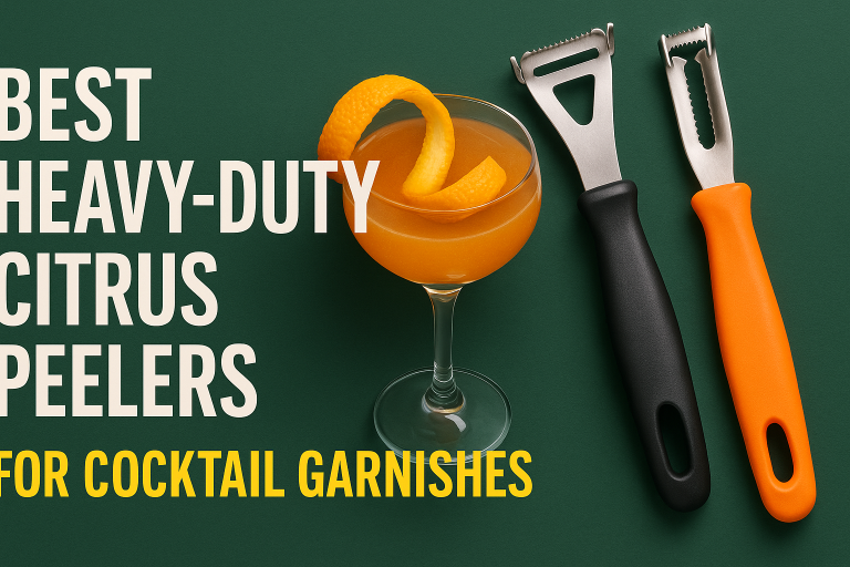 5 Best Heavy-Duty Citrus Peelers for Cocktail Garnishes